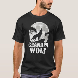Camiseta Lobos De Hombres Aclamando En La Luna Fath De Lobo