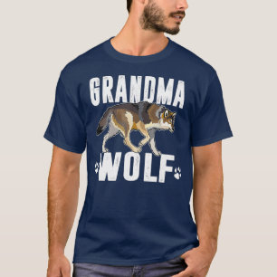 Camiseta Lobos de la tribu familiar de la abuela Wolf