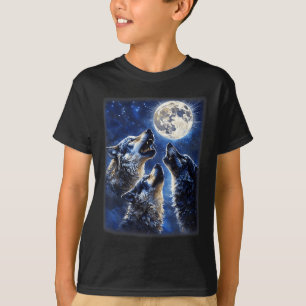 Camiseta Lobos De La Vida Silvestre Amantes De Lobo En La L