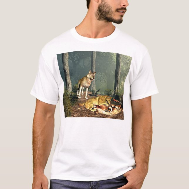 Camiseta Lobos en el juego (Anverso)