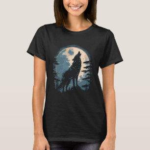 Camiseta Lobos Lobo Lobo de Luna Llena 2
