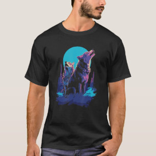 Camiseta Lobos Lobo Lobo Retorte Awesomen
