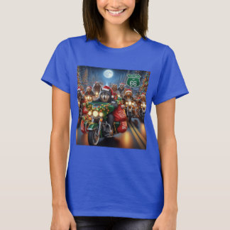 Camiseta Lobos y osos viajando por Navidades