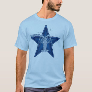 Camiseta Lobstar dos en azul