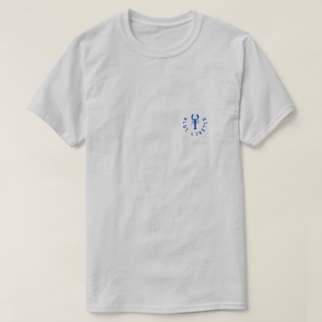 CAMISETA LOBSTER AZUL T SHIRT (Diseño del anverso)