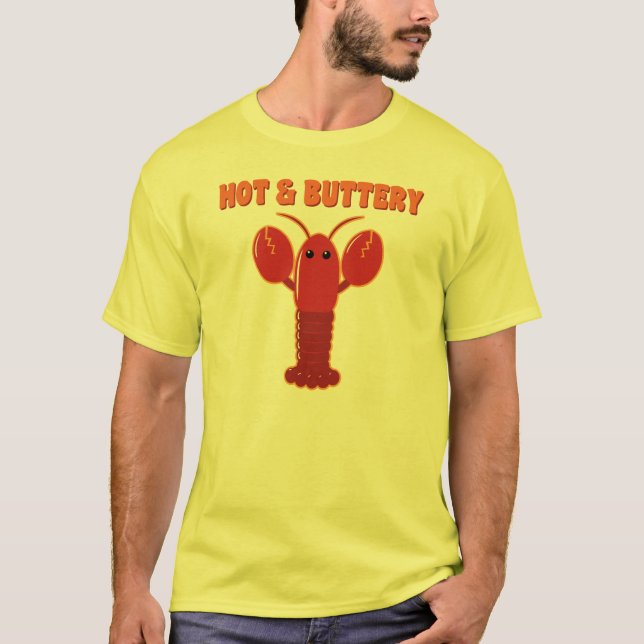 Camiseta Lobster caliente y caracter (Anverso)