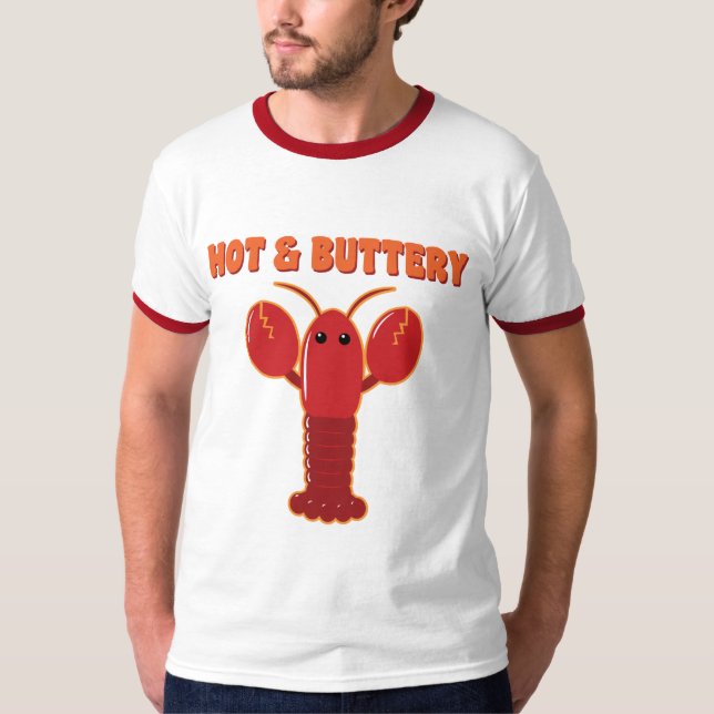 Camiseta Lobster caliente y caracter (Anverso)