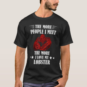 Camiseta Lobster Cuanta Más Gente Comiera Langosta