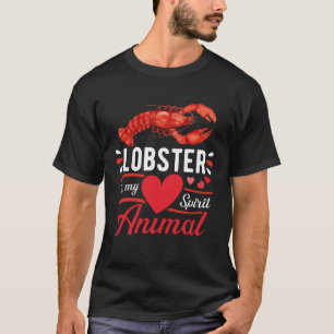 Camiseta Lobster es mi espíritu amor animal amor lindo Lobs