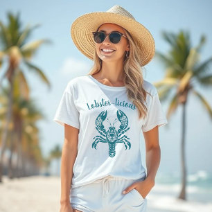 Camiseta Lobster-Fisherman Core-Hawaiana-Tropical-