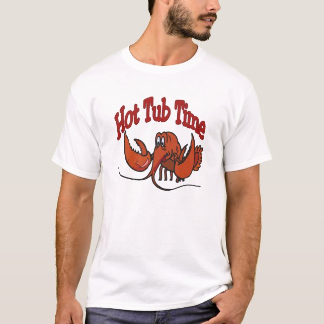 Camiseta Lobster, hora de baño caliente (Anverso)