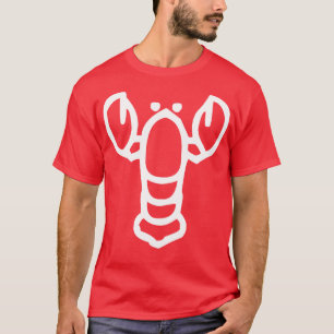 Camiseta Lobster minimalista