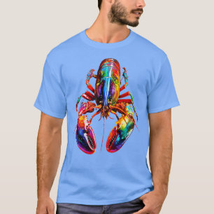 Camiseta Lobster Rainbow TShirt