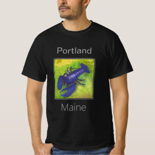Camiseta Lobster Raras Púrpura, Portland, Maine
