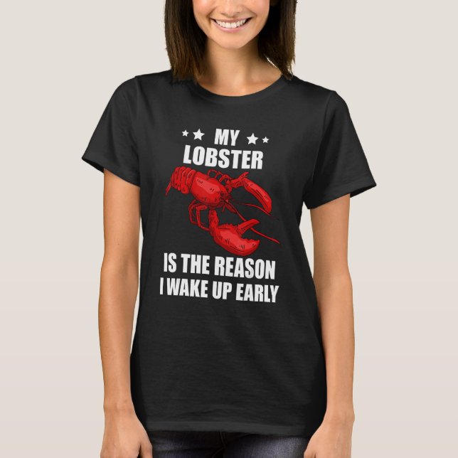Camiseta Lobster Rojo La Razón Por La Que El Caju De Marisc (Anverso)