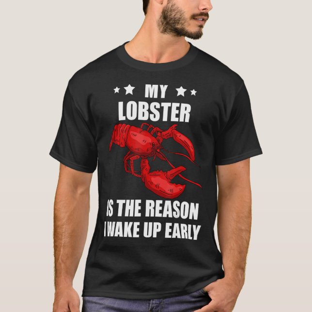 Camiseta Lobster Rojo La Razón Por La Que El Caju De Marisc (Anverso)