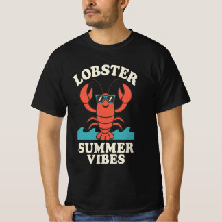 Camiseta Lobster Summer Vibes – Cute Coastal Crab
