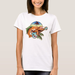 Camiseta Lobster tocando la guitarra ukulele