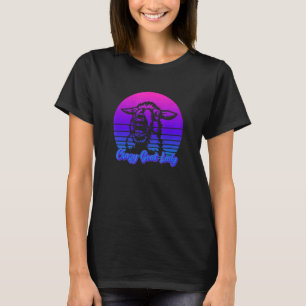 Camiseta Loca Dama De Cabra Divertida Para Los Propietarios