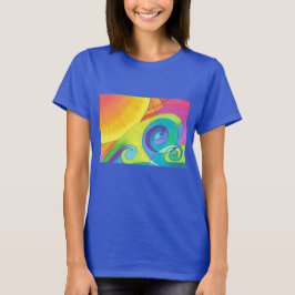 Camiseta loca de la onda