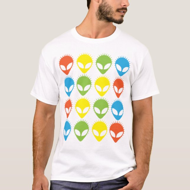 camiseta loca divertida de la abducción extranjera (Anverso)