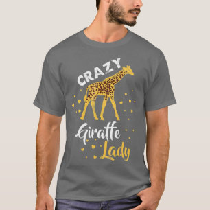 Camiseta Loca jirafa de amor por los animales africanos