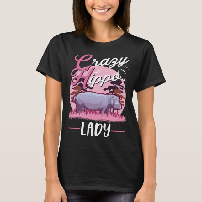 Camiseta Loca mujer de Hippo Chica de Hippo (Anverso)