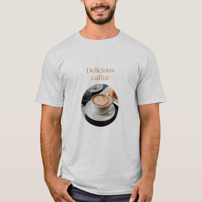 Camiseta Loca y Deliciosa Dama del Café (Anverso)