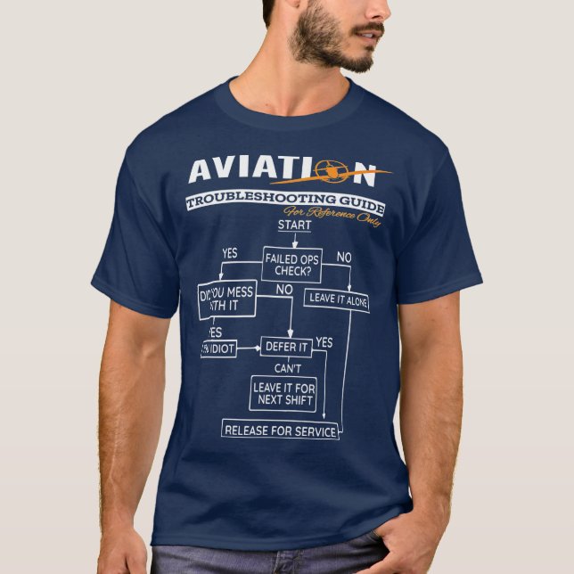 Camiseta Localización de averías del piloto de divergencias (Anverso)