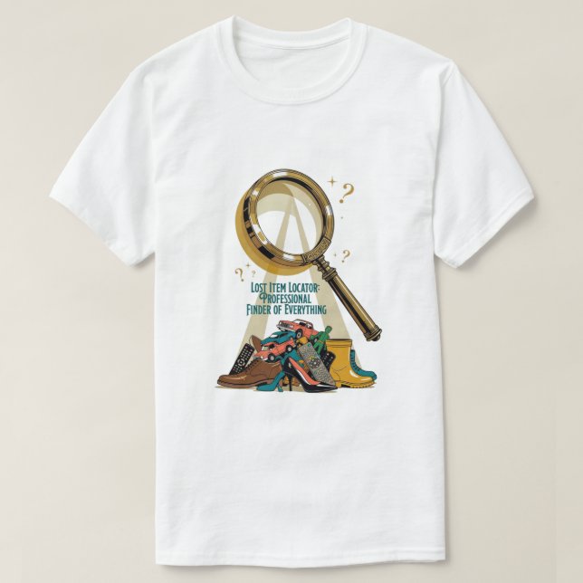 Camiseta Localizador de Objetos Perdidos, Taza Bus (Diseño del anverso)