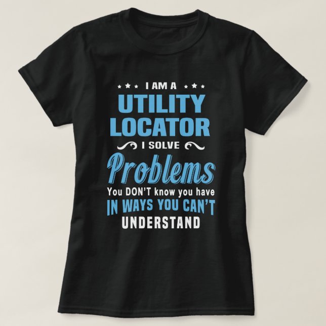 Camiseta Localizador de Servicios Públicos (Diseño del anverso)