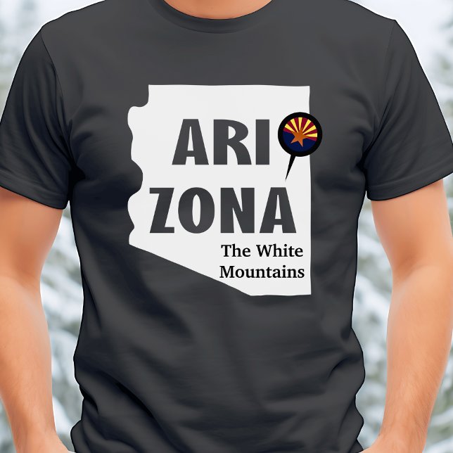 Camiseta Localizador Starburst de las montañas blancas de A (Subido por el creador)