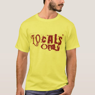 Camiseta Locals solamente rojos