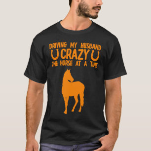 Camiseta Locas Chicas de la dama de caballo que engaña a lo