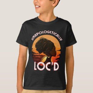 Camiseta Loc'd Black Women Queen Sisterlocks Melanin
