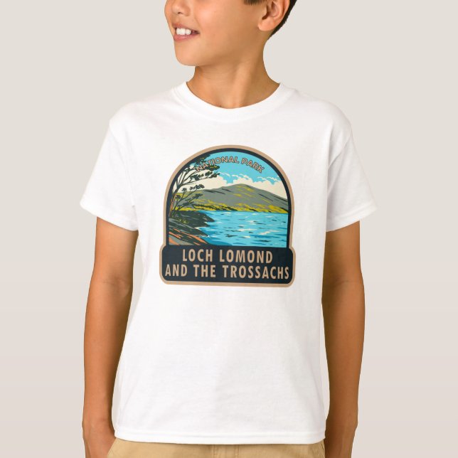 Camiseta Loch Lomond y el Parque Nacional de los Trossachs (Anverso)