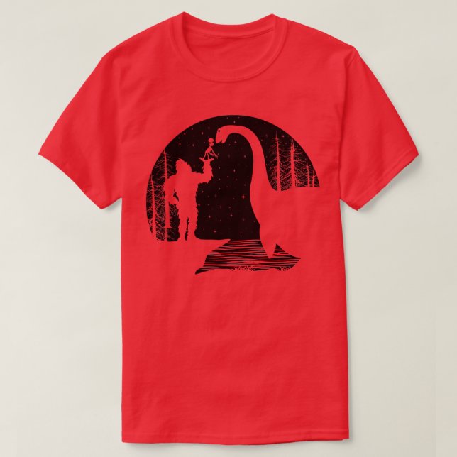 Camiseta Loch ness Monster Funny (Diseño del anverso)