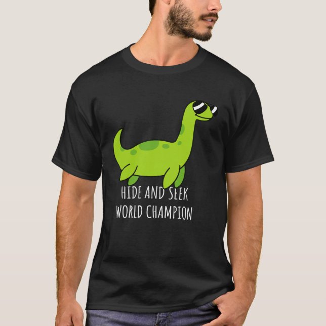 Camiseta Loch Ness Monster  Hide and Hide Game World Champi (Anverso)