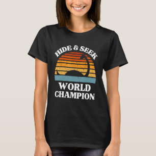 Camiseta Loch Ness Monster Hide y Seek Campeón Mundial - N
