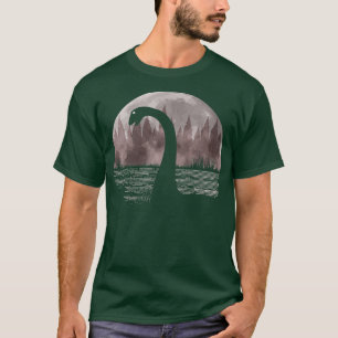 Camiseta Loch Ness Monster Nessie Full Moon