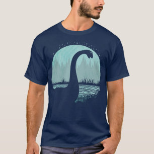 Camiseta Loch Ness Monster Nessie Full Moonlight