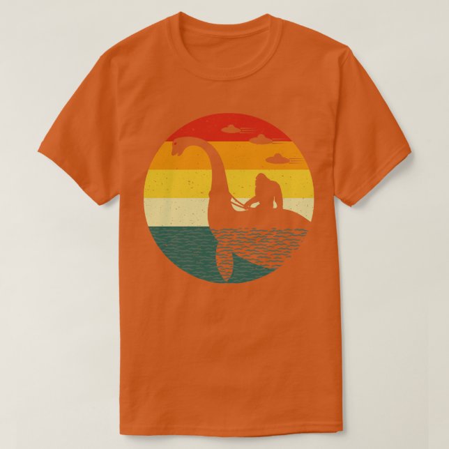 Camiseta Loch Ness Monster Nessie Ufo (Diseño del anverso)