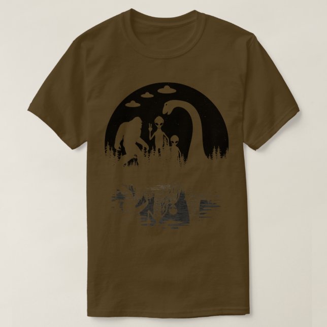 Camiseta Loch Ness Monster y s (Diseño del anverso)