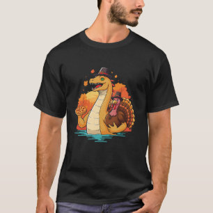 Camiseta Loch Ness pizza turkey pizza gracias otoño Ness