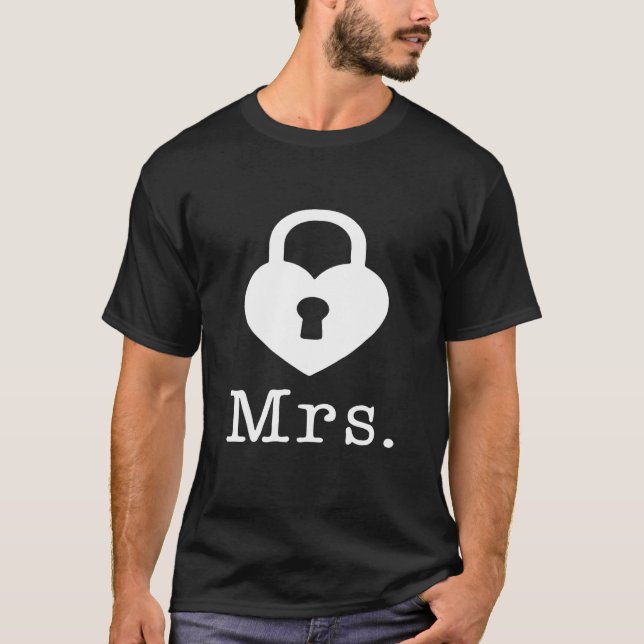 Camiseta Lock And Key Couple (Mrs) (Anverso)