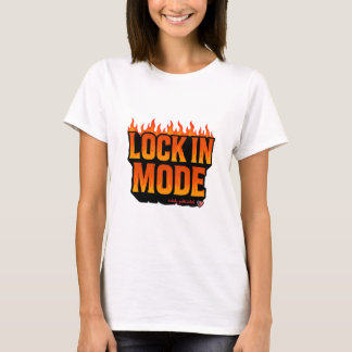 Camiseta Lock In Mode T-Shirt | Bold Motivational Fire Desi