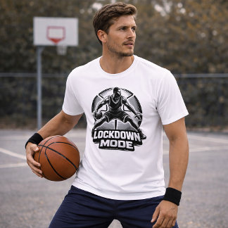 Camiseta Lockdown Mode Basketball Defense T-Shirt