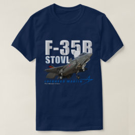 Camiseta Lockheed Martin F-35B Luchador sigiloso Lightning
