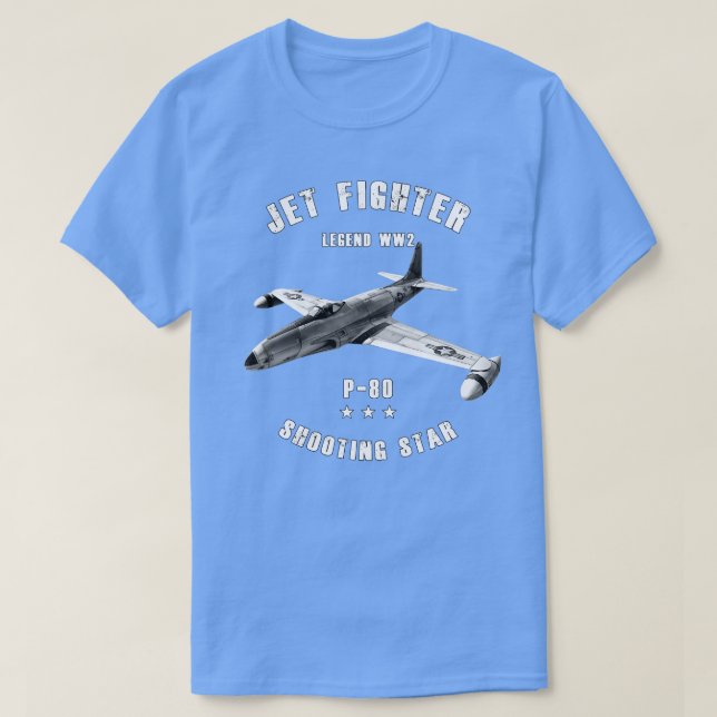 Camiseta Lockheed P80 Shooting Military Jet Fighter Plane W (Diseño del anverso)
