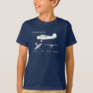 Camiseta Lockheed Vega 5B - Planes de avión ABD